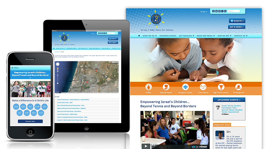 custom web design for nonprofits case studies